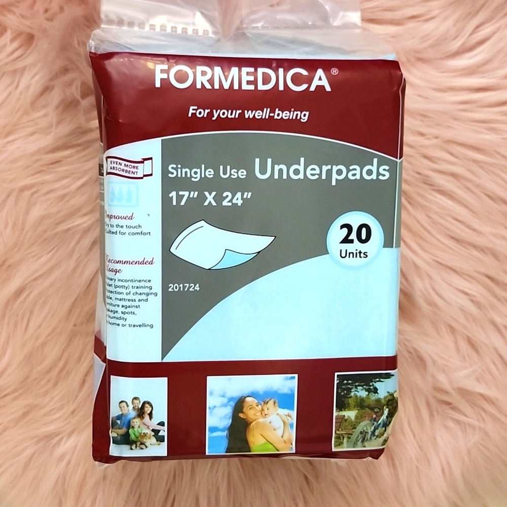 SALE!! Brand New FORMEDICA DISPOSABLE UNDERPADS-20CT